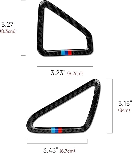 Miniatura 6 de Adhesivo de fibra de carbono para panel de CD de automóvil, cubierta de consola central, compatible con BMW X5 F15 X5M F85 X6 F16 X6M F86 2014 2015