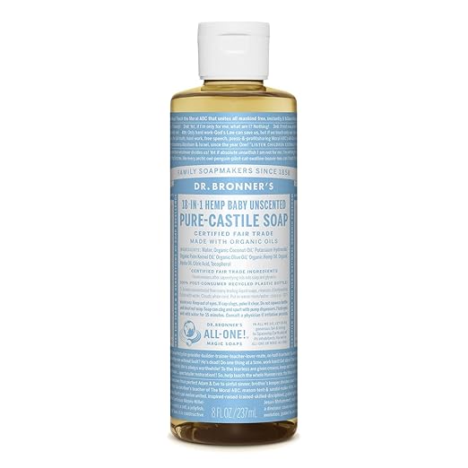 Dr. Bronner's PureCastile Liquid Soap (Baby Unscented
