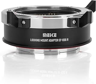 Meike MK-EFTR-AL Metal Lens Adapter Support Full Frame and Auto-Focus Mount Converter for Canon EF/EF-S Lenses to Canon EOS-R EOS-RP R5 R5C R6 R7 R10 and RED Komodo Cameras