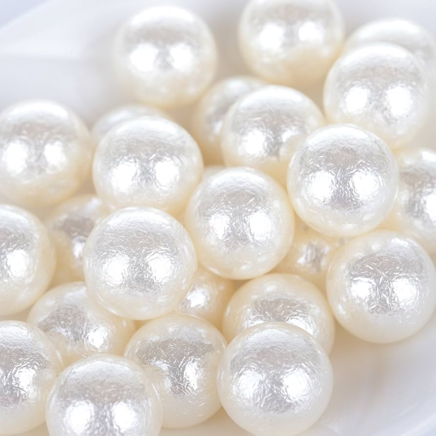 C-01☆コットンパール穴なし Amazon.co.jp: 穴なし コットンパール 風 パールビーズ パール