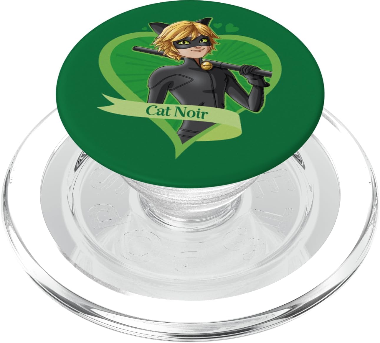 Miraculous Ladybug Valentine's Day Love from Cat Noir PopSockets Adhesive PopGrip