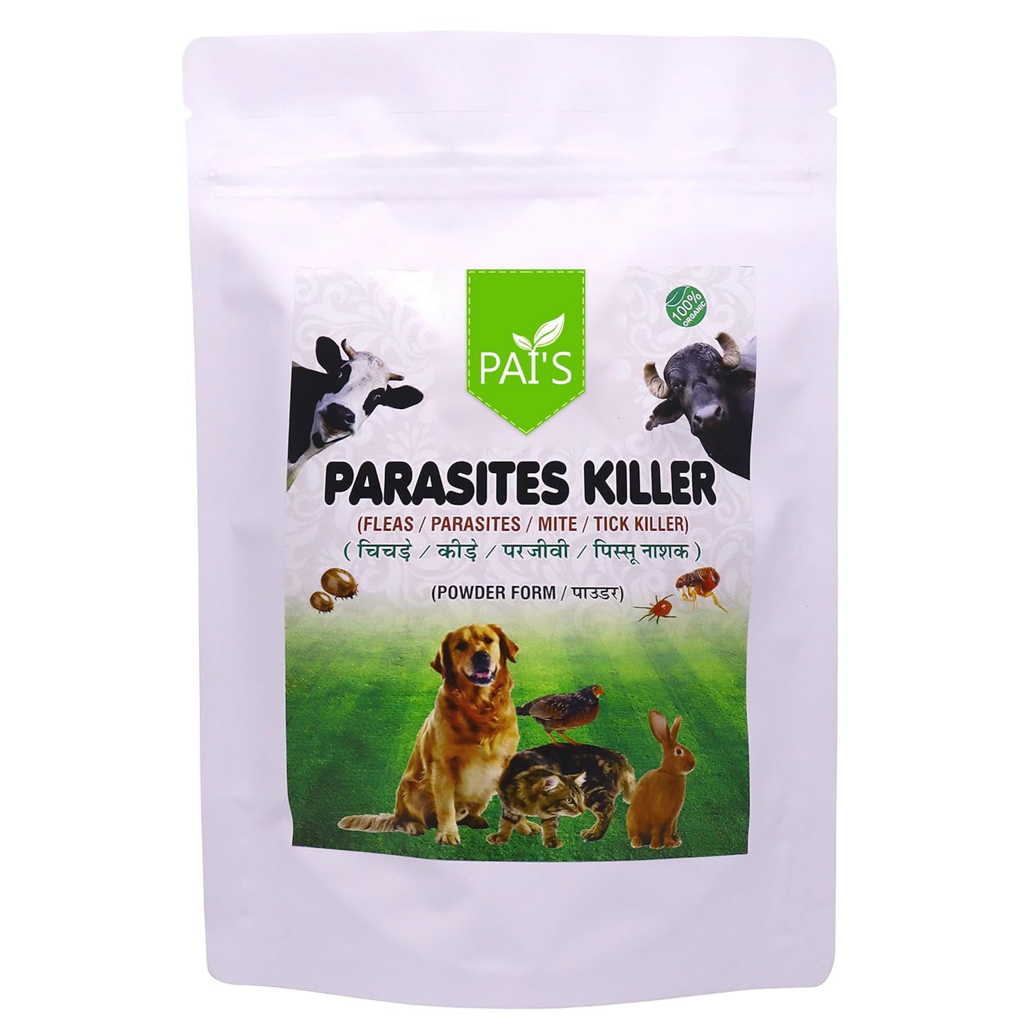 Pai's Organic Dog Tick Killer/Organic Parasite Killer (Pet Care Product) - 250 Grams