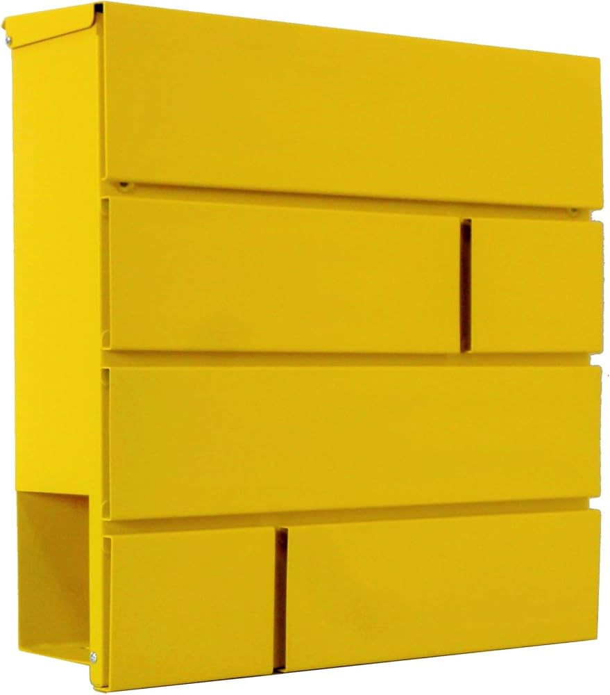 Amazon.co.jp: おしゃれな郵便ポスト郵便受けmailbox大型 鍵付き