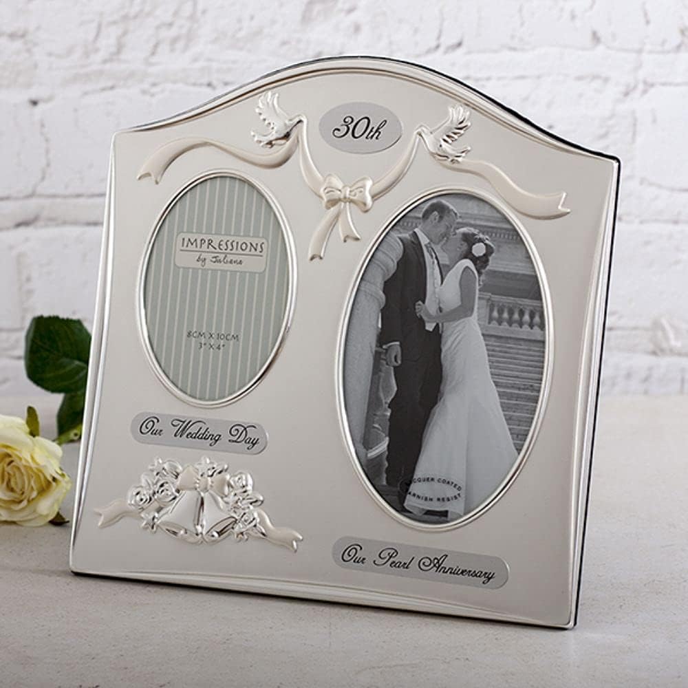 The Gift Experience 30th Anniversary Photo Frame Pearl Anniversary |