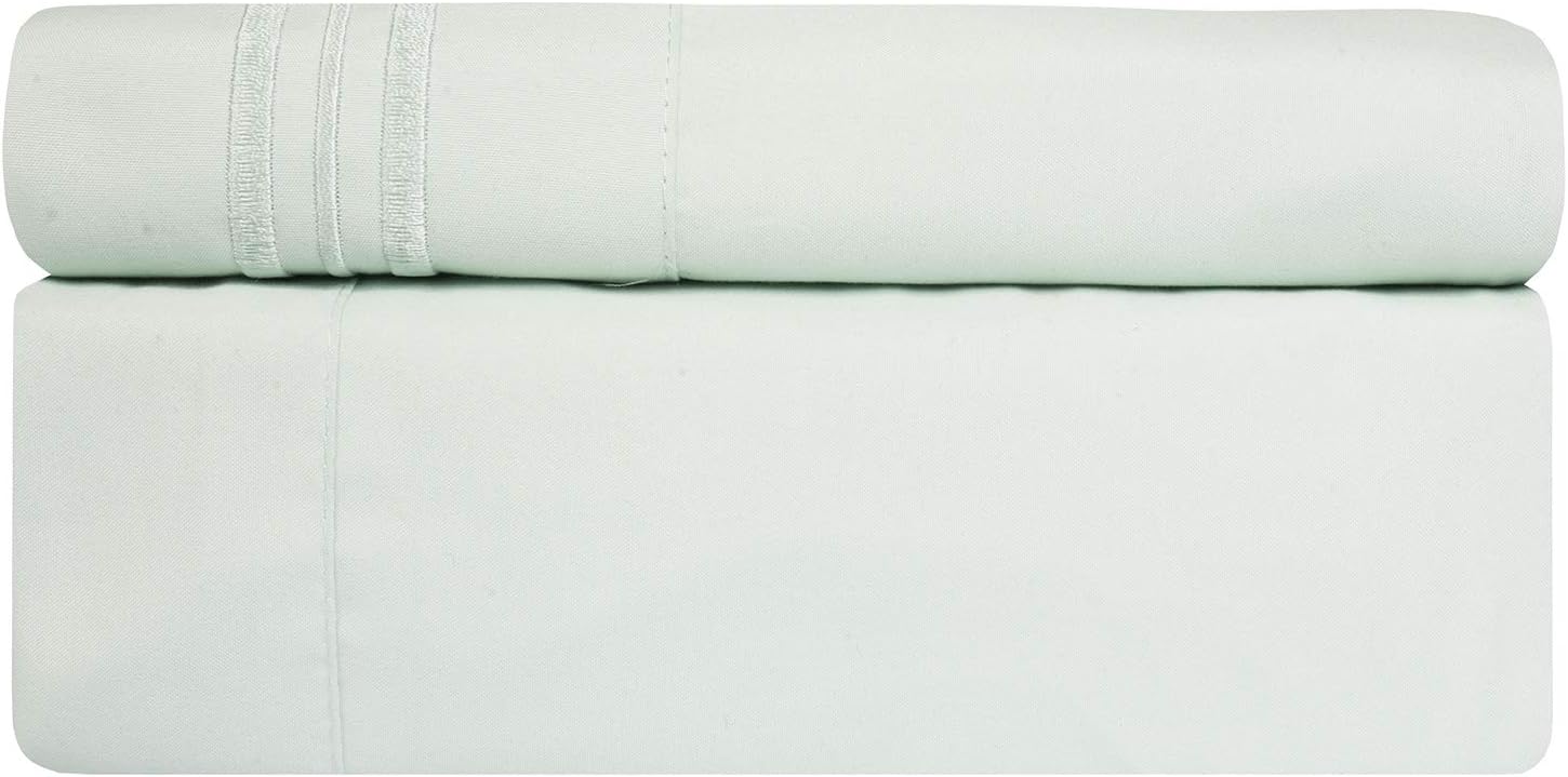 Sweet Home Collection 1800 Thread Count Soft Egyptian Quality Brushed Microfiber Luxury Bedding Set with Flat, Fitted Sheet, 2 Pillow Cases, King, Buffalo Check Burgundy : Home & Kitchen