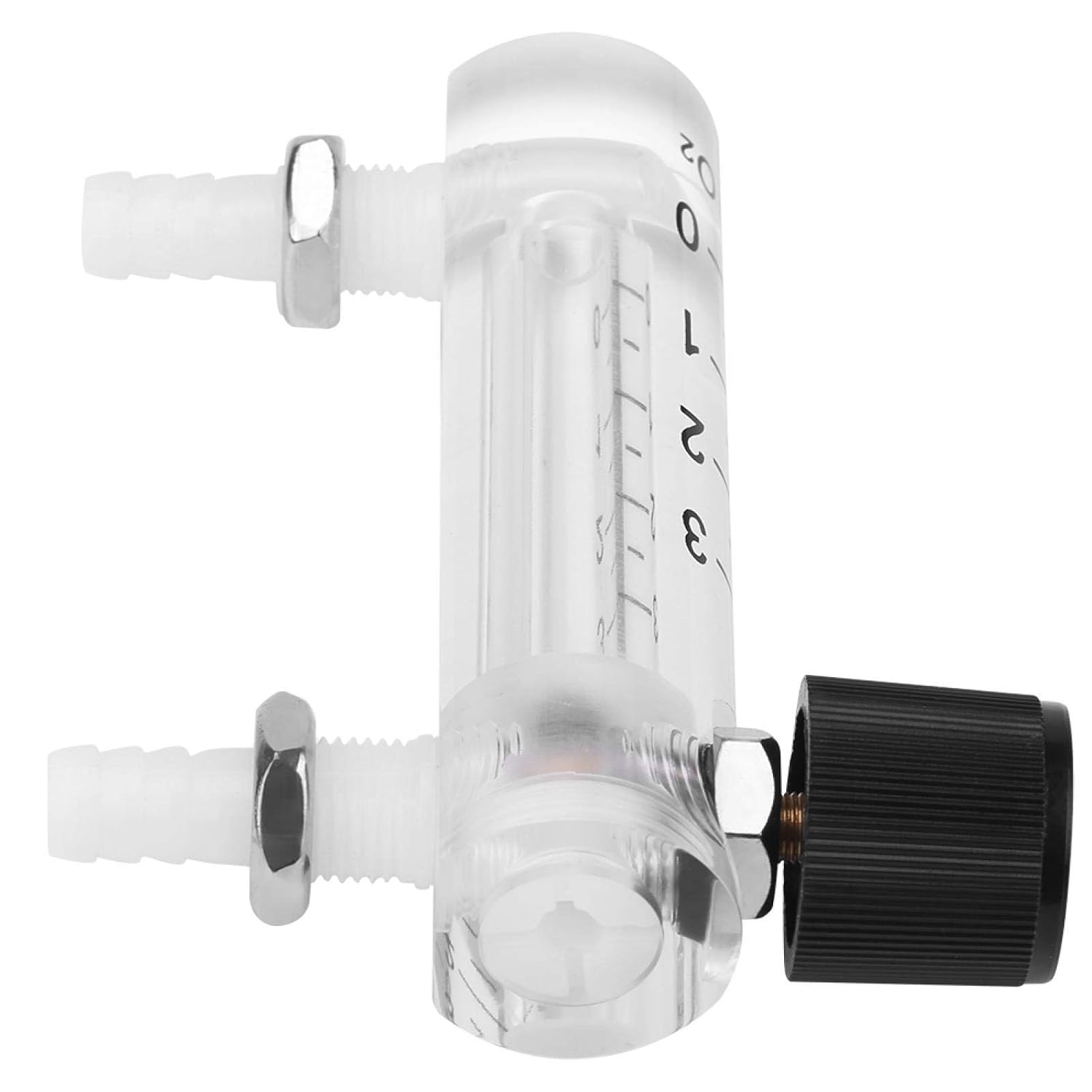 Oxygen Gas Meter, Gas Rotameter Gas Flowmeter 0-2lpm Flowmeter 0-3LPM Meter with Control Valve for Oxygen/Air/Gas - Image 5