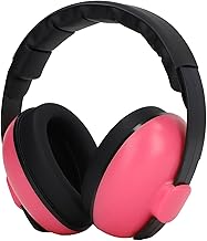 Protetores Auriculares de Proteção Auditiva 31dB NNR, Protetores Auriculares de Segurança Com Redução de Ruído Protetores Auriculares à Prova de Som, Rosa Vermelha