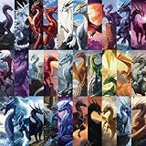 Wasise Marcapáginas de dragón, 30 unidades, marcapáginas de fantasía, marcadores de libros para leer, mercancía de cuarta ala, regalos de cuarta ala, accesorios de libros, amantes de los libros