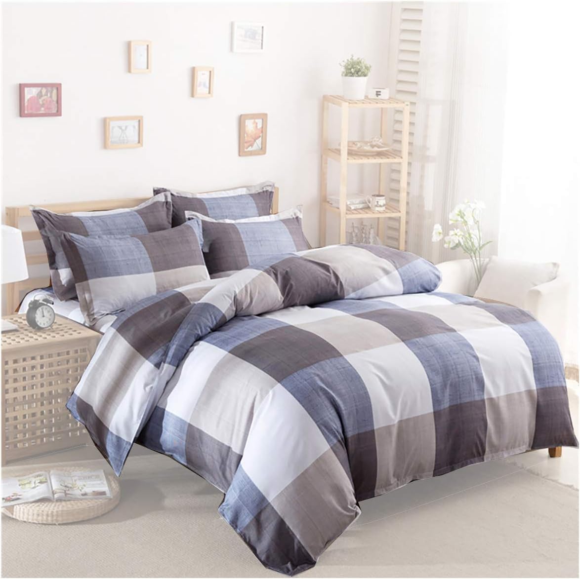 UOZZI BEDDING 3 Pieces Duvet Cover Set 04