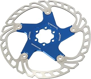 Bike Disc Brake Rotor, Bike Floating Disc Brake Rotor Easy To Install 6 Corrosion Resistance 1.8 To 1.9mm Thickness for Replacement (203mm)