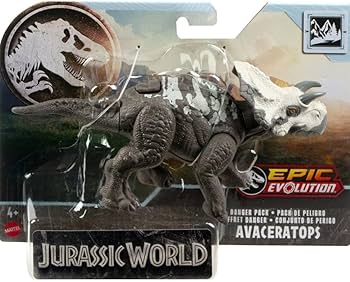 【ビデオテープ】JURASSIC/INSTINCTIVE EVERSSIC Jurassic World Avaceratops Epic Evolution Danger pack | Amazon.com.br