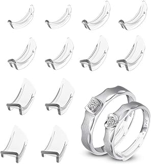Ring Sizers for Loose,Ring Adjuster for Loose Rings Women Spacer Spacers for Women Snuggies Adjuster,A Set(12 Pcs,6 Size)