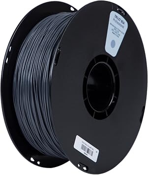 TPU Filament, 85A TPU Filament 1.75mm, Flexible Soft 3D Printer Filament 1kg Spool, Medium to Low Hardness, Medium to High Resilience Thermoplastic Polyurethane Dark Gray