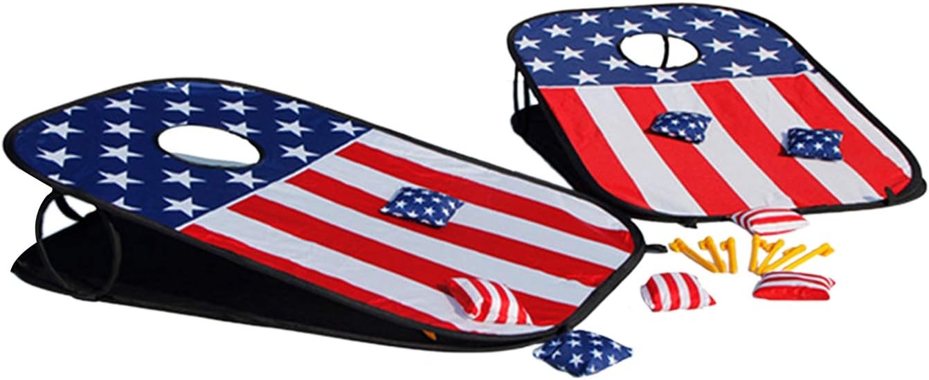 gioco del cornhole per l'esterno
