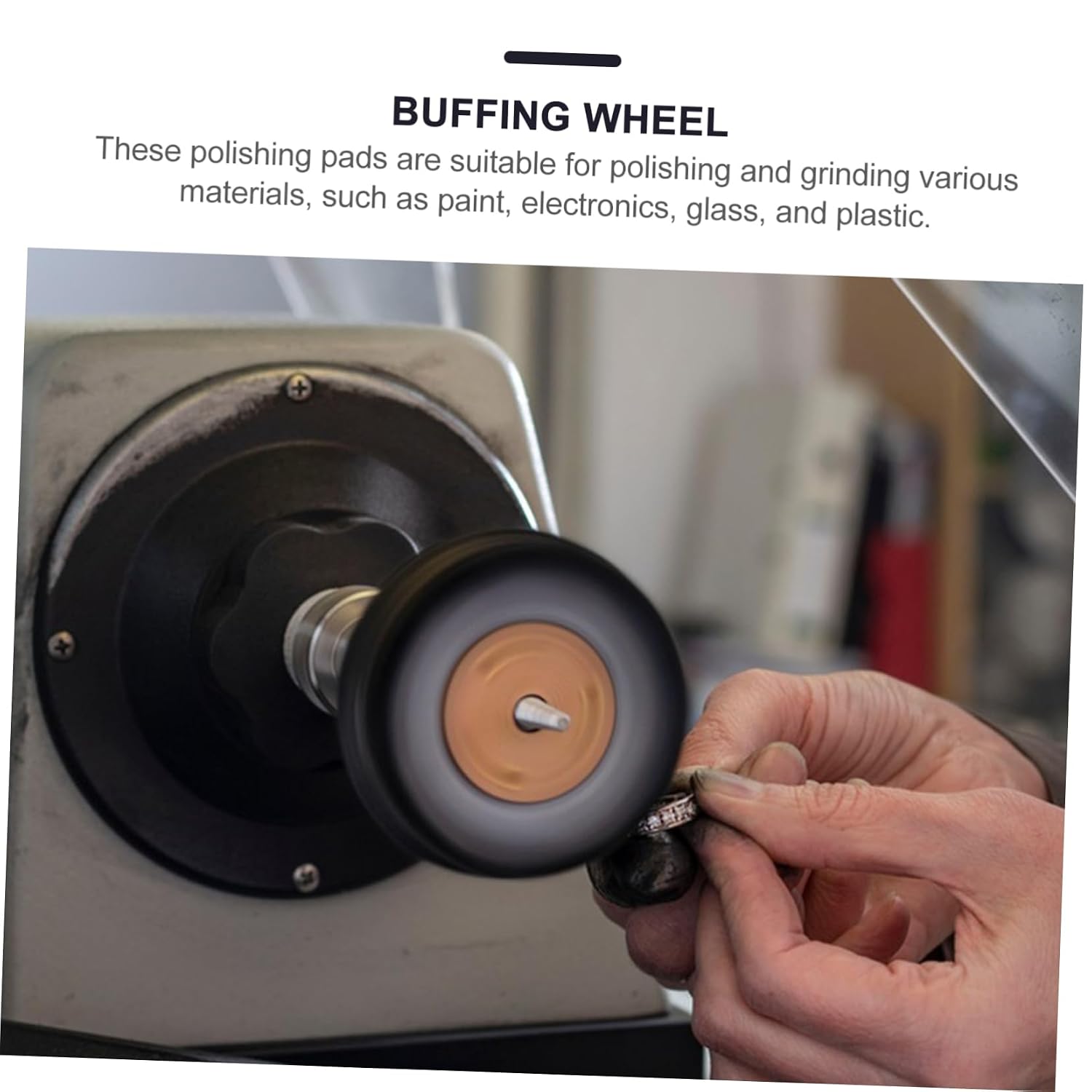 GARVALON 1set Polishing Wheels Kit Buffing Discs Polish Compound for Drill Versatile Buffing Tool for Jewelry Polishing