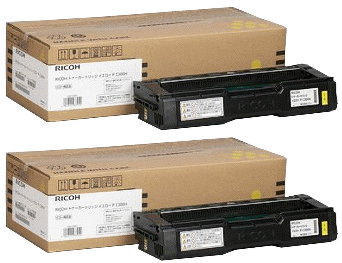Amazon.co.jp: RICOH トナーカートリッジ P C300H 純正 イエロー 2本
