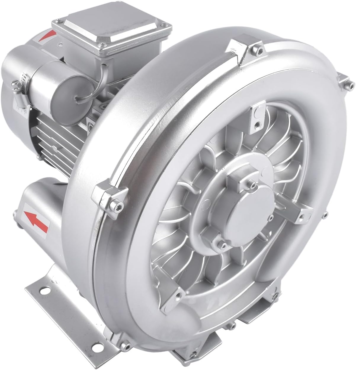 220V/1Phase/60Hz Electric Regenerative Blower GHBH 1D7 12 1R4 76"H2O Press 3450RMP 103 (CFM) / 175 (m3h) Replacement for Pumping and Vacuum GELUOXI