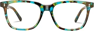 CARFIA Women's Non Prescription Eyewear Frames Blue Light Blocking Glasses for Small Face CA5354C