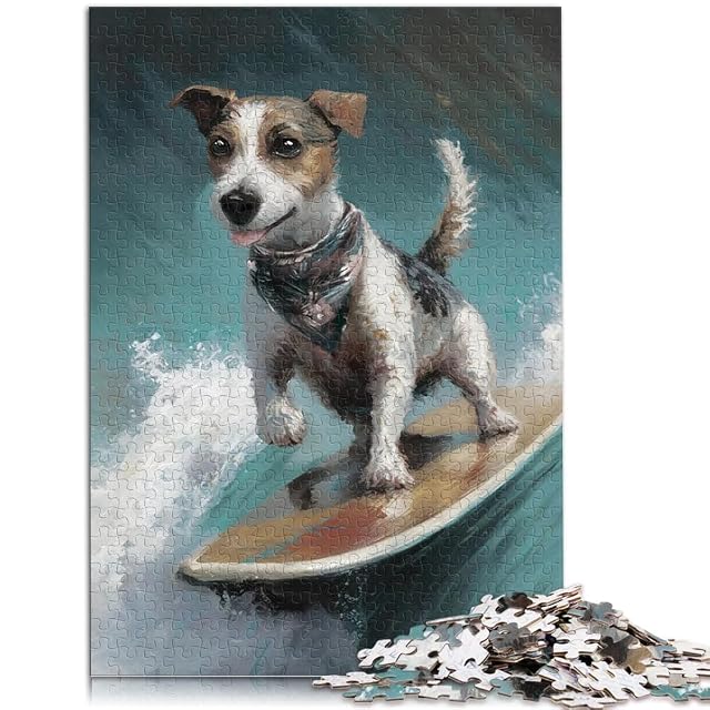 Foto 2 de 6 de Rompecabezas para Adolescentes 1000 Piezas Surf para Perros Juguete Educativo de Aprendizaje Toda la Familia.…