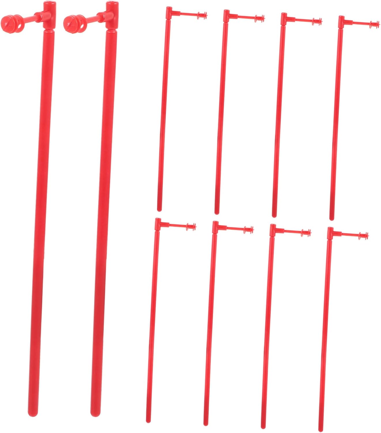 SUPVOX Windmill Replacement Rods 50 Sets Durable Pinwheel Parts for DIY Garden Windmills Practical and Stable Crafting Rods for Outdoor Decoration