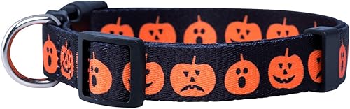 Miniatura 2 de Native Pup Collar de perro de Halloween (mediano, calabazas grandes)