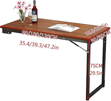 Folding Wall Folding Table, Foldable, Wall Hanging Drop Leaf Table, Wall Mounted, Foldable, Wall Mounted Folding Dining Table, Wall Hanging Folding Table, Wall Hanging Folding Table, Wall Mounted