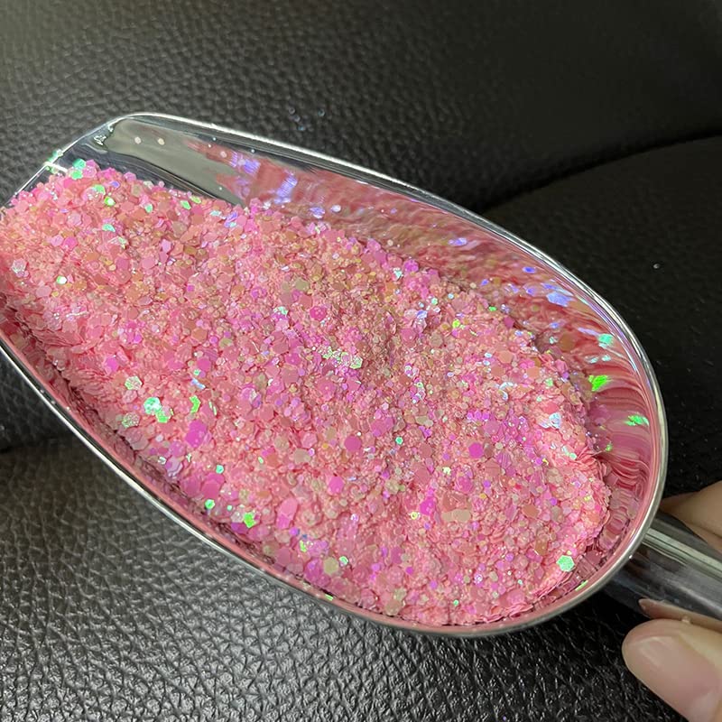 100g 500g Esagonale Formato Della Miscela Colore Della Caramella Occhio Viso Artigianato Unghie artistiche Paillettes Glitter Chunky Bulk Powder-9-500g