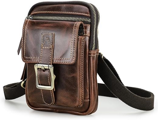 Sam's Design Cross Body Messenger Sling Bag for Men & Women | Slim Small Bag for Office, Cash, Business Collection, Travel...