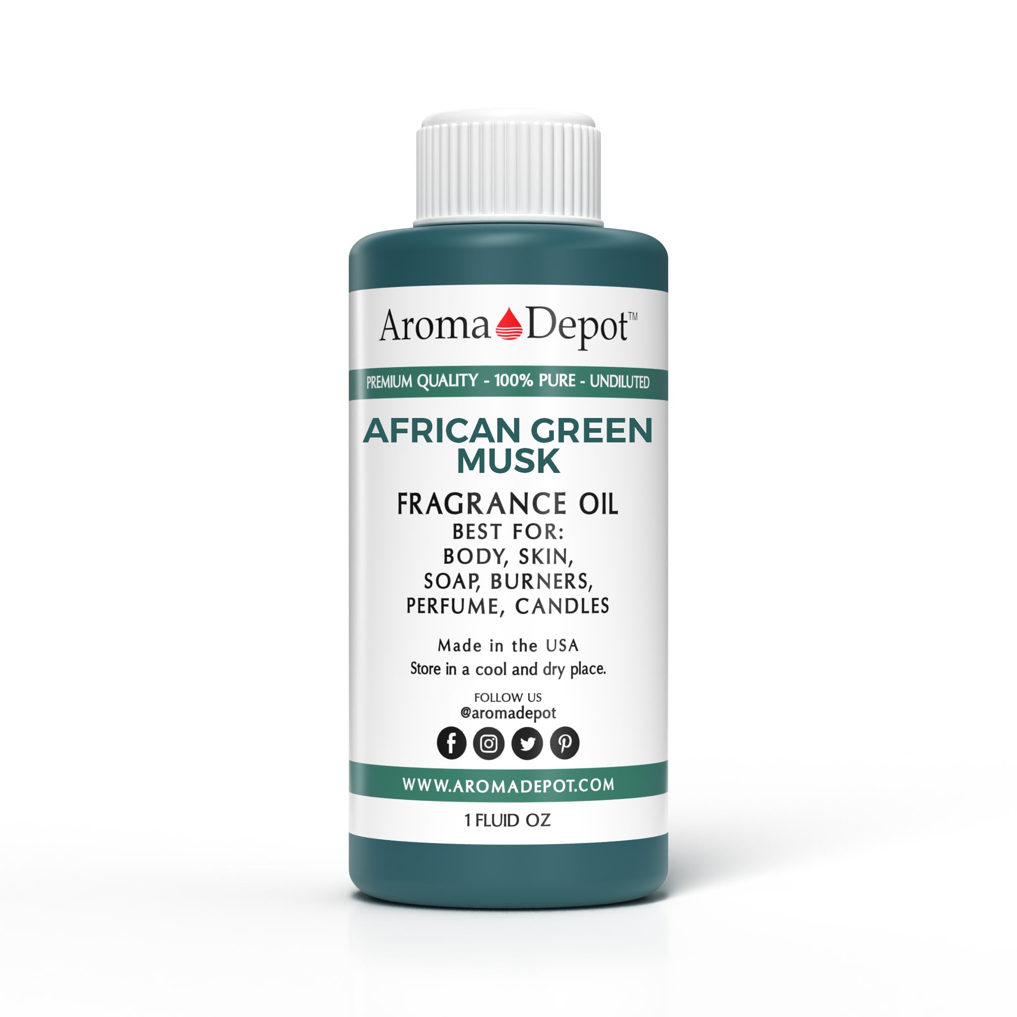 African Green Musk 1 oz. / Perfume/Skin Oil Our Interpretation, Premium Quality I Uncut I Fragrance Oil I Scented Oil I Add Aroma to Your DIY Projects I Skin Safe