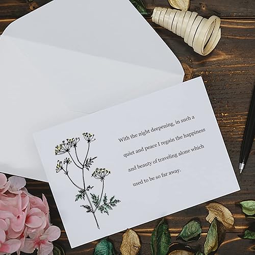 Miniatura 4 de Sellos transparentes de flores para hacer tarjetas y decoración de álbumes de fotos, hojas y flores, ramas, hierbas, plantas, sellos de goma