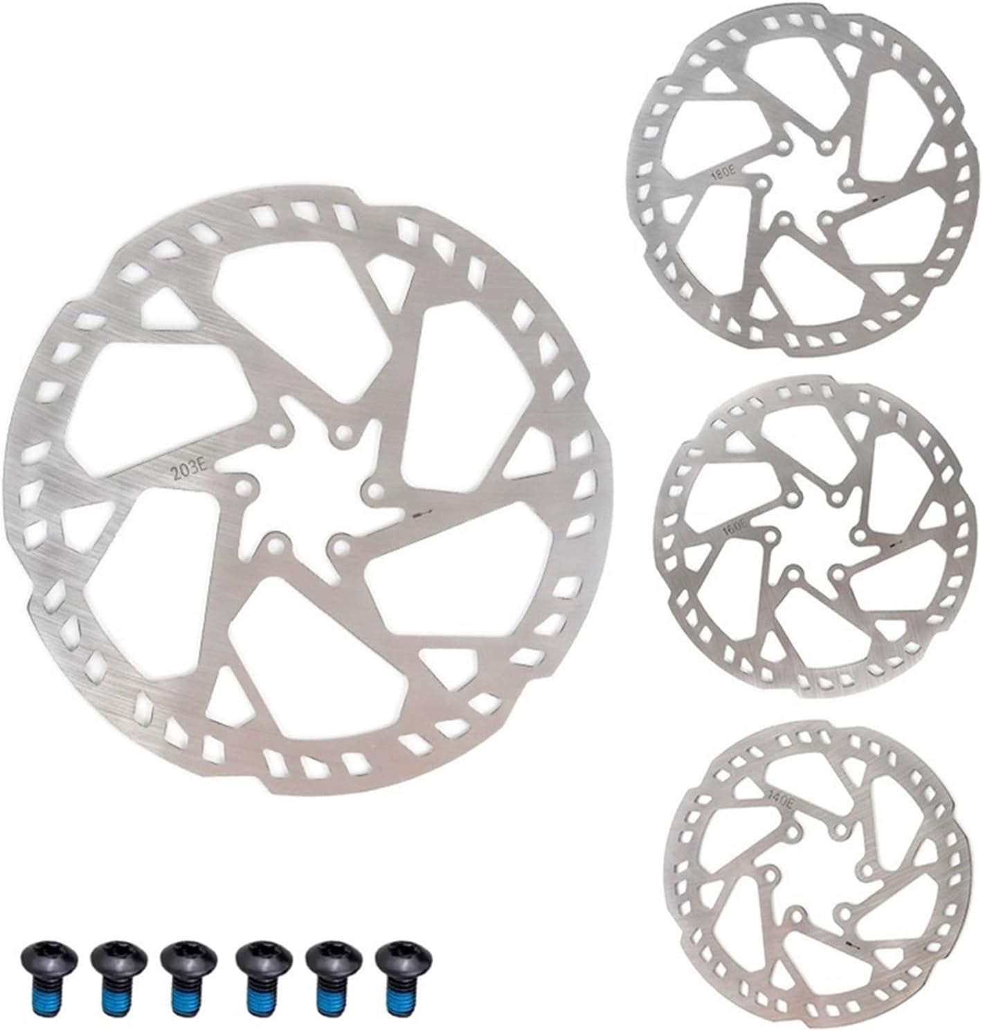 2.3mm Disc Brake Rotor Thicken 140/160/180/203/220mm H23 Super Rigidity 6 Bolt Stainless Steel Bike VS HS2 2mm(2.3x220mm disc 1pc)