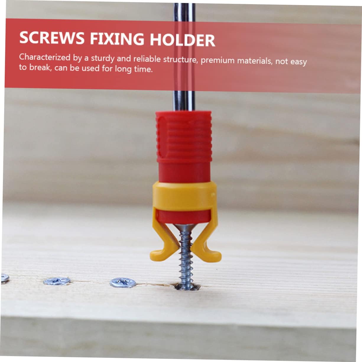 UPKOCH 10pcs Screw Fixing Tool Screw Holder and Gripper for Woodworking Prevents Skew and Deviation Compact and Lightweight Design