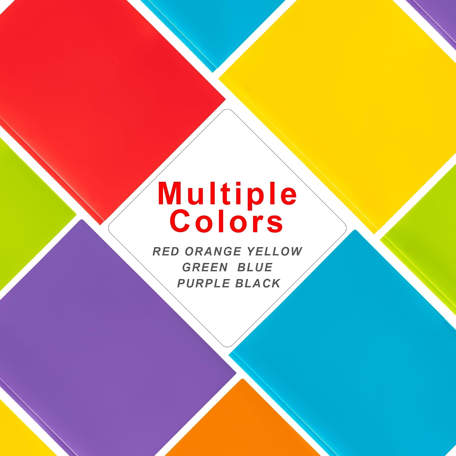 Folders with Pockets and Prong with Fasteners (12Pack, Assorted Colors) image 5