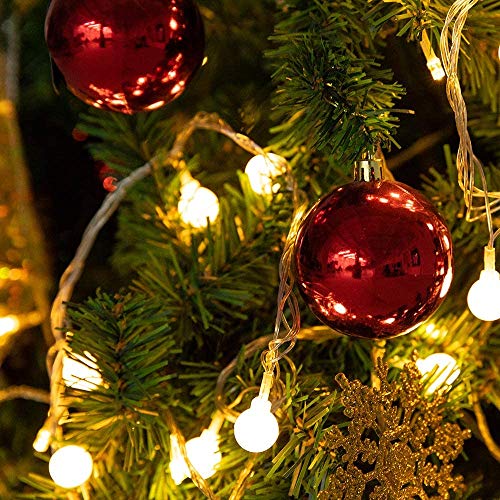 Tozz Pro 21Ct Matte Red Hot Shatterproof Plastic Christmas Ball Ornaments 1.56In (39Mm) (Red) #TOP1