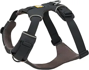 Ruffwear Front Range Dog Chest Harness, Basalt Gray, Medium