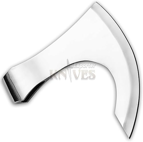 Miniatura 8 de Cabeza de hacha vikingo del acero de carbonocabeza barbada del hacha que acampa CSH-01