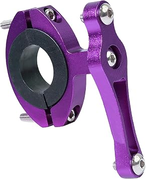 Bike Water Bottle Cage Holder Mount Adapter Aluminum Alloy Seat Tube Diameter 21-31.8mm CNC Machined Handlebar Seat Post Cup Mount Adapters Purple