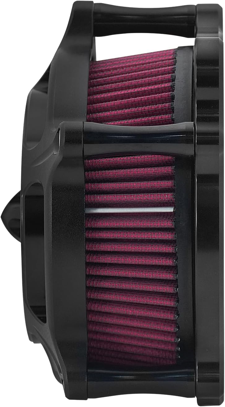 Air Filter Motorcycle Air Intake Air Cleaner Kit Fit for Harley Touring Street Glide 2008-2016 Softail 2016-2017 Dyna Red Filter Element
