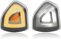 Vista 1 de Luz LED de espejo de remolque compatible con RAM 1500 2021-2023/RAM 2500 3500 2019-2022, luz de señal de giro ámbar, lámpara de posición blanca