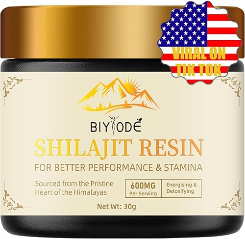 Shilajit Shilajit - Resina orgánica natural del Himalaya Shilajit de grado dorado, 100% pura Shilajit con más de 85 minerales traza y ácido fúlvico