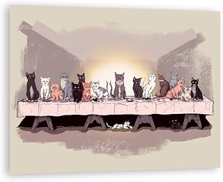 The Cat Supper Fine Art Print Poster