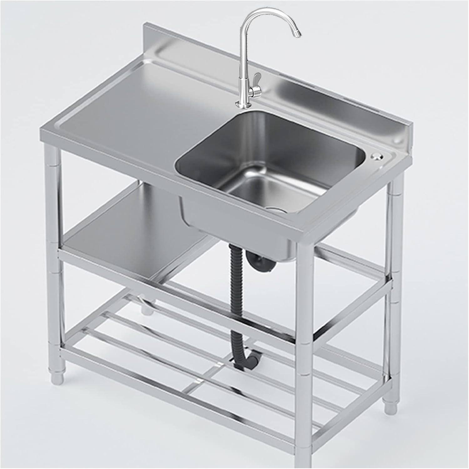 Stainless Steel Utility Sink Commercial Sink Laundry Sink Outdoor Sink