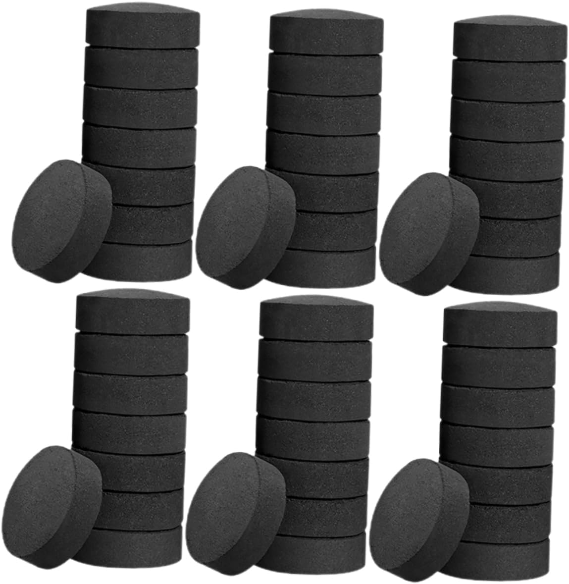 70pcs Fireplace Grill Charcoals Easy BBQ Briquettes for Outdoor Cooking Supply