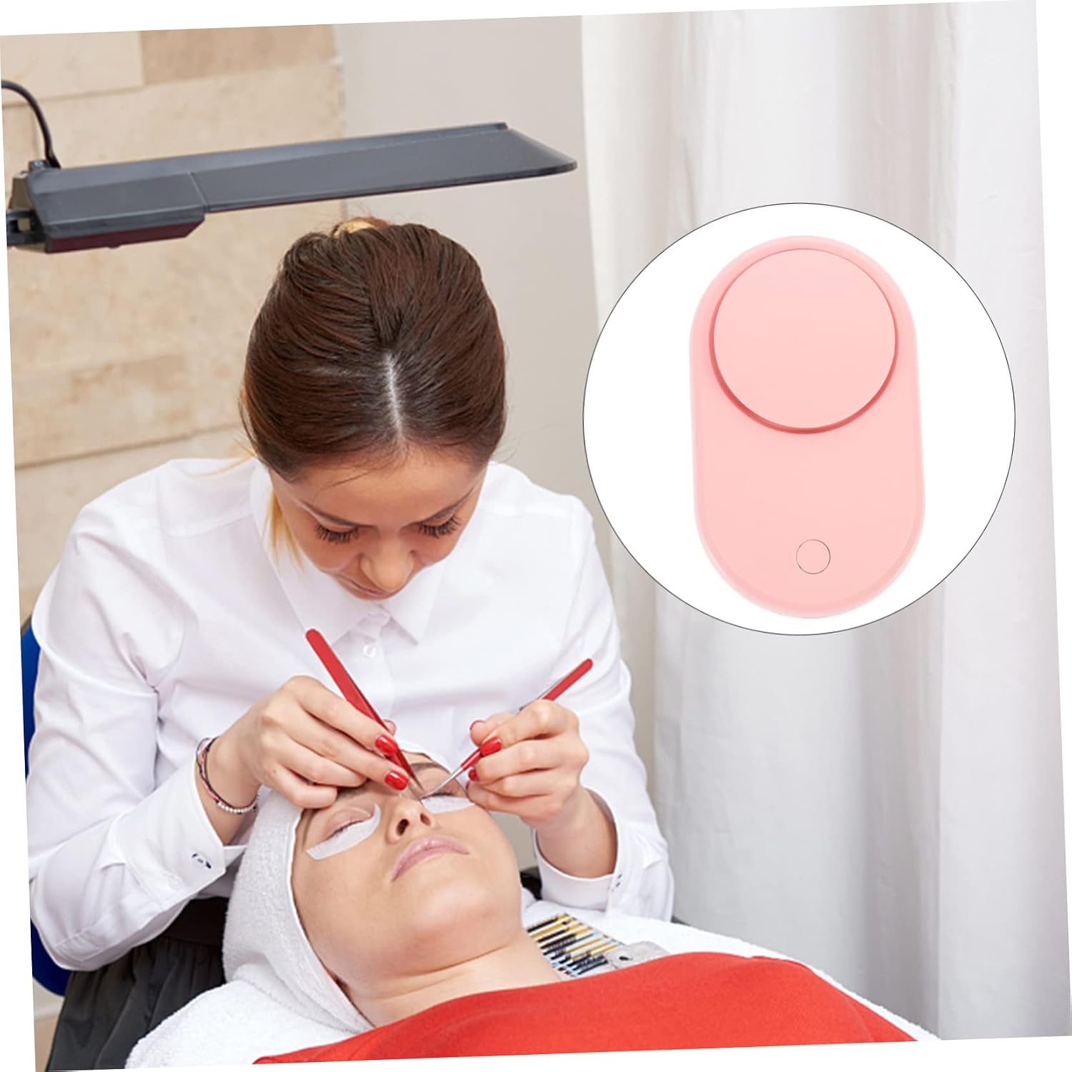 Portable USB Rechargeable Lash Fan Eyelash Extension Dryer Cooling Blower for Sensitive Clients for Grafting Nail Art and Outdoor Activities