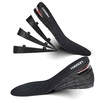Height Increase Insole 3-Layer Unisex S – Invisible Heel Lift Shoe ...