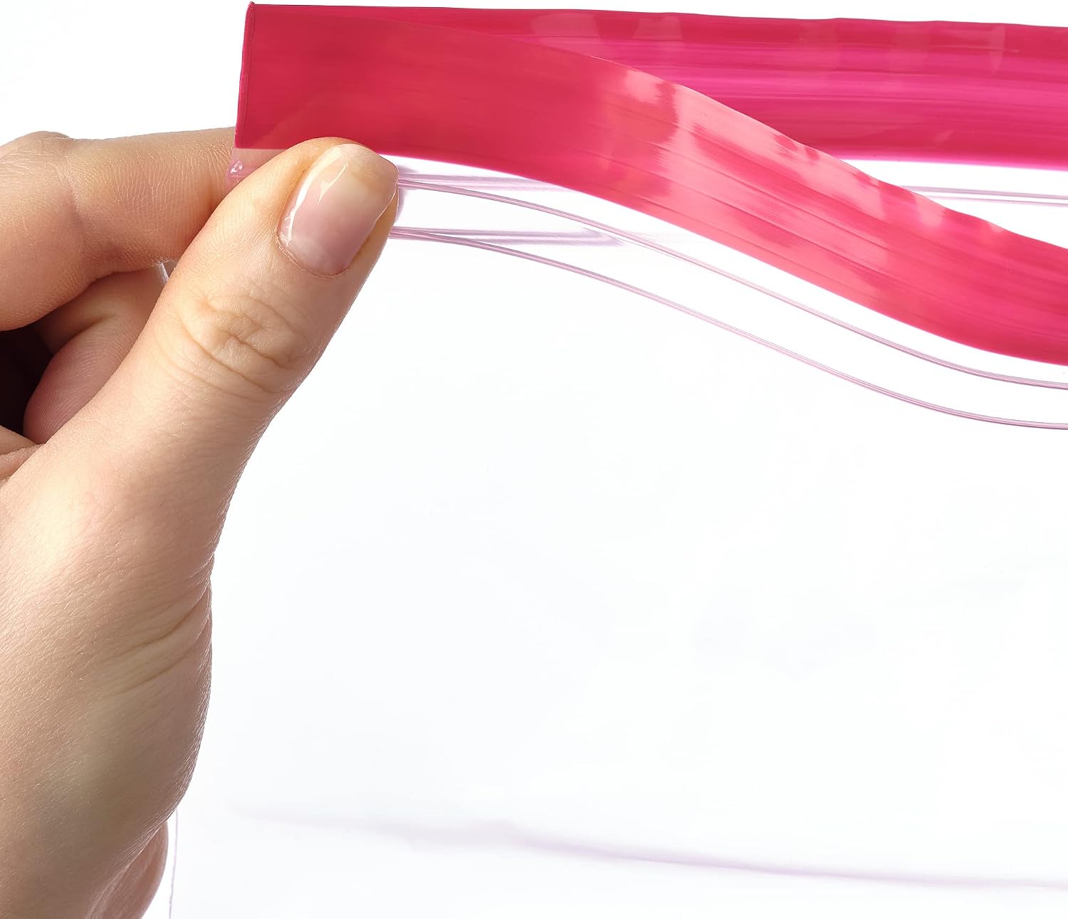 IKEA ISTAD resealable bag, patterned red/pink