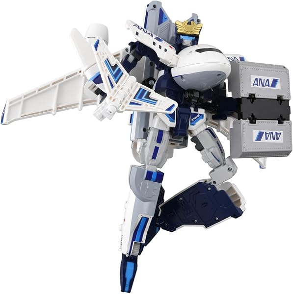 タカラトミー(TAKARA TOMY) トミカ ジョブレイバー TJBDX DX スカイブレイバー ANA ジェット旅客機 ミニカー おもちゃ 3歳以上 - 4