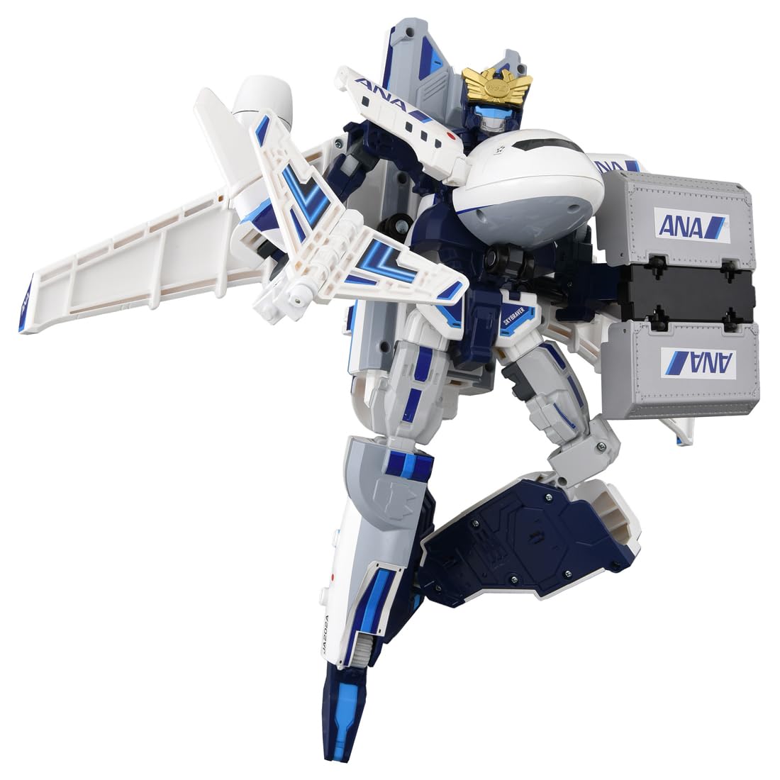 タカラトミー(TAKARA TOMY) トミカ ジョブレイバー TJBDX DX スカイブレイバー ANA ジェット旅客機 ミニカー おもちゃ 3歳以上 - 4