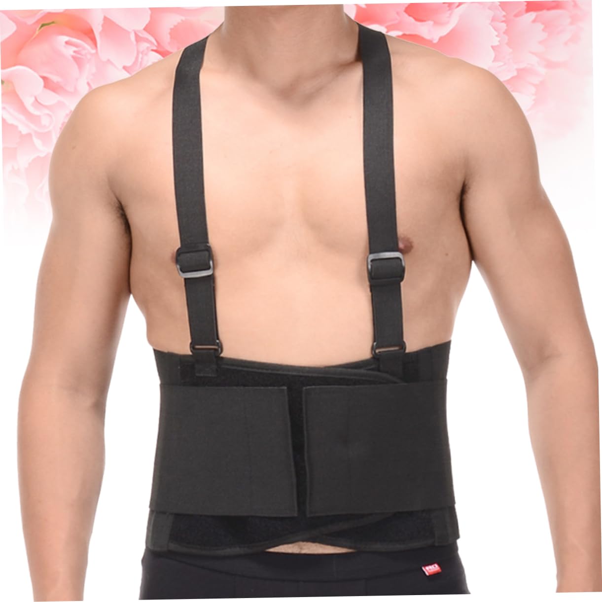 NOLITOY Adjustable Breathable Back Support Belt Lumbar Support Brace for Lower Back Waist Straps for Men Women Duty Belt
