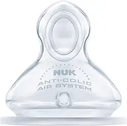 NUK Bico Fc Advanced Silicone Liq. Média Consistência S1 - Tam 1 (0-6 Meses)-Tamanho M